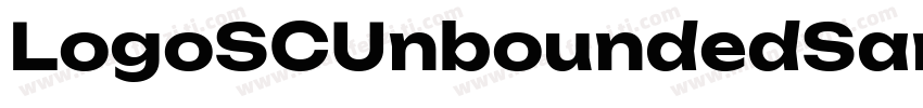 LogoSCUnboundedSans Reqular字体转换